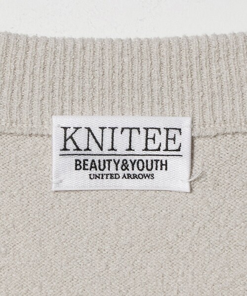 BEAUTY&YOUTH UNITED ARROWS - 【新品】ビューティ＆ユース コットンミラノリブ Ｖネックニット BEAUTY＆YOUTH UNITED ARROWS セーター ニット KNITEE クリンプ