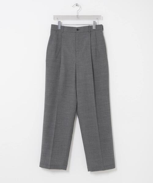 パンツ ATON　WOOL GAUZE EASY PANTS メンズの画像