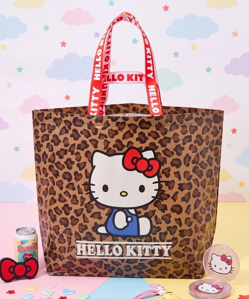 KET レオパード柄 365 sanrio（サンリオ） エコバッグ 「Sanrio/サンリオ」レオパード柄