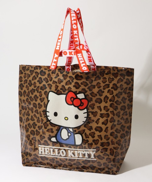 Hello Kitty レオパード柄 トートバッグ sanrio（サンリオ） エコバッグ 「Sanrio/サンリオ」レオパード柄