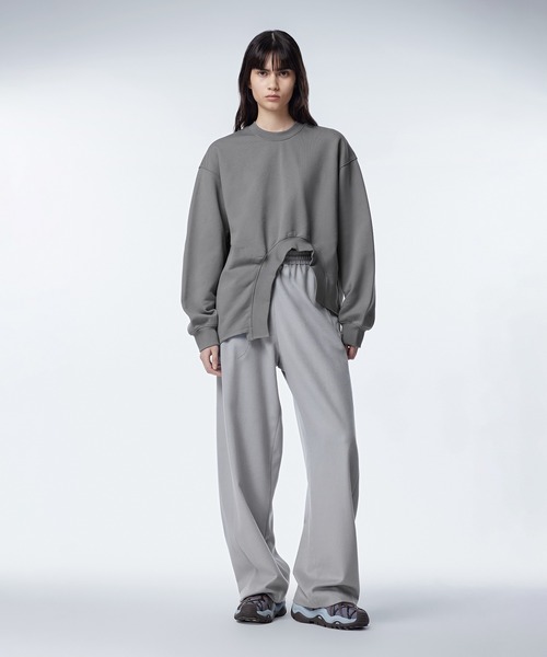 「JNBY」 スウェットカットソー 36 グレー レディース_画像8