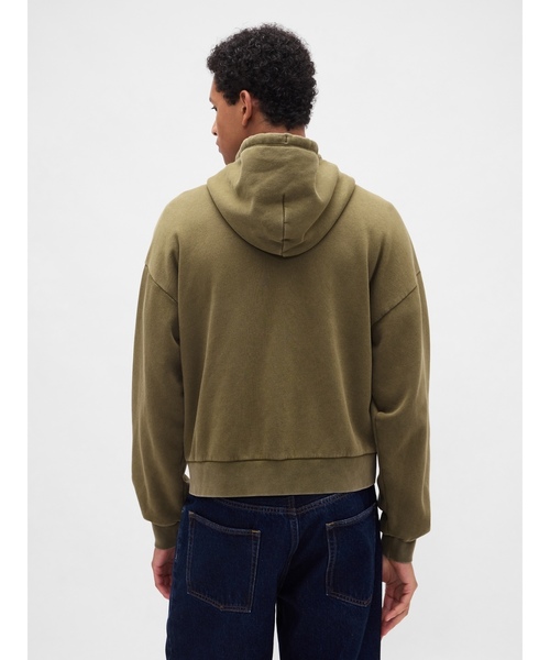 GAP ブラウン ジップアップパーカー GAP（ギャップ） ジップアップパーカー X-LARGE ブラウン メンズ