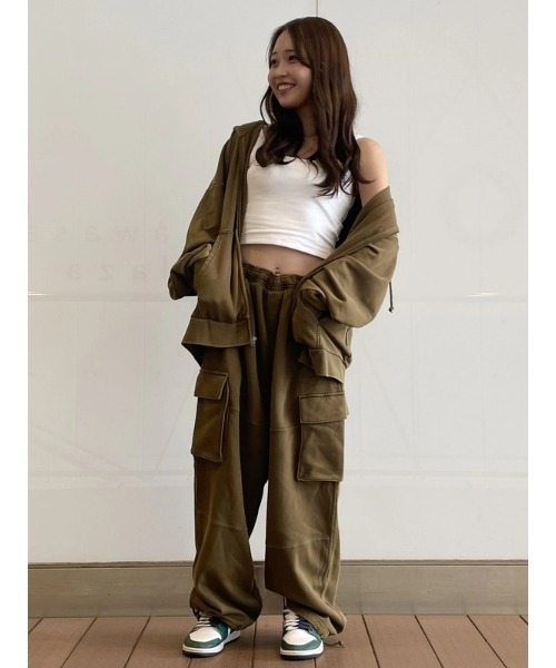 GAP（ギャップ） ジップアップパーカー X-LARGE ブラウン メンズ