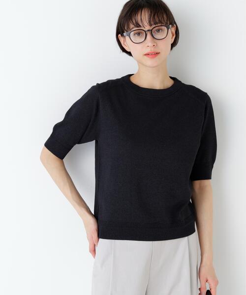 ニット セーター 「ウォッシャブル / Good Price」ペーパーヤーンニットＴ レディースの画像