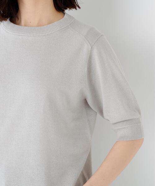 ニット セーター 「ウォッシャブル / Good Price」ペーパーヤーンニットＴ レディースの画像