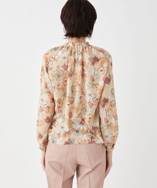 TOMORROWLANDCollection 花柄 長袖 ブラウス 36 TOMORROWLAND collection 「TOMORROWLAND collection」 長袖ブラウス