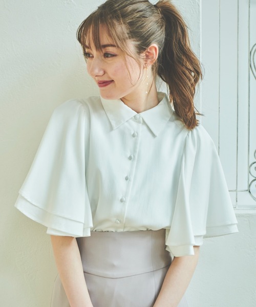 「NOELA」 ノースリーブブラウス フリー ラベンダー レディース_画像7