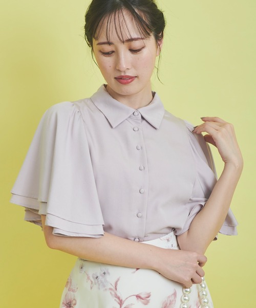 「NOELA」 ノースリーブブラウス フリー ラベンダー レディース_画像9