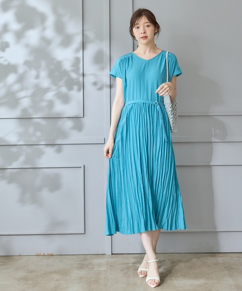 12Twelve Agenda（トゥエルブ アジェンダ） ワンピース Vネックベルト 