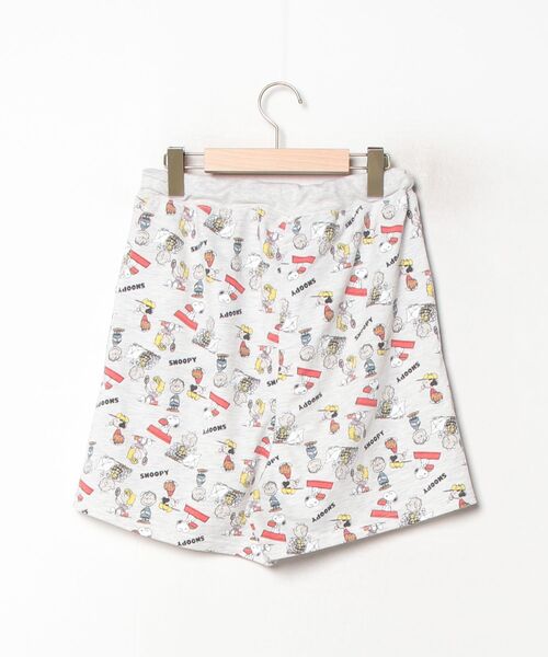 「Grace」 ショートパンツ「PEANUTSコラボ」 L グレー レディース_画像2