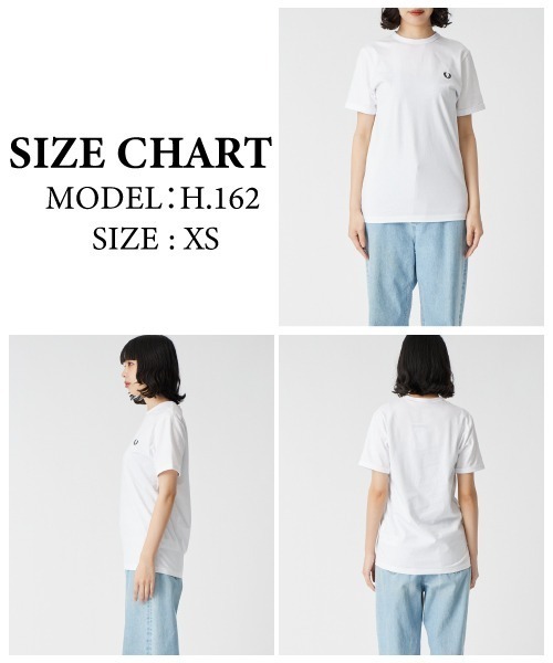 コスモス様 FRED PERRY 花柄レース 半袖シャツ 白 月桂樹刺繍 FRED PERRY（フレッドペリー） tシャツ 半袖 ワンポイントロゴ刺繍