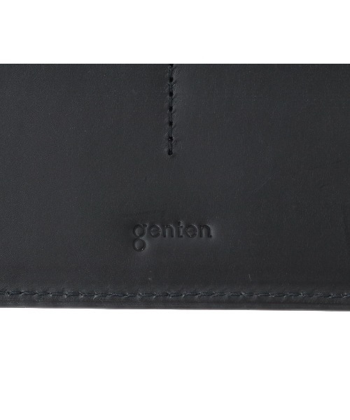 genten（ゲンテン） 長財布 財布 スクエアウォレット キップレザー長