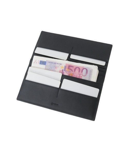 genten（ゲンテン） 長財布 財布 スクエアウォレット キップレザー長