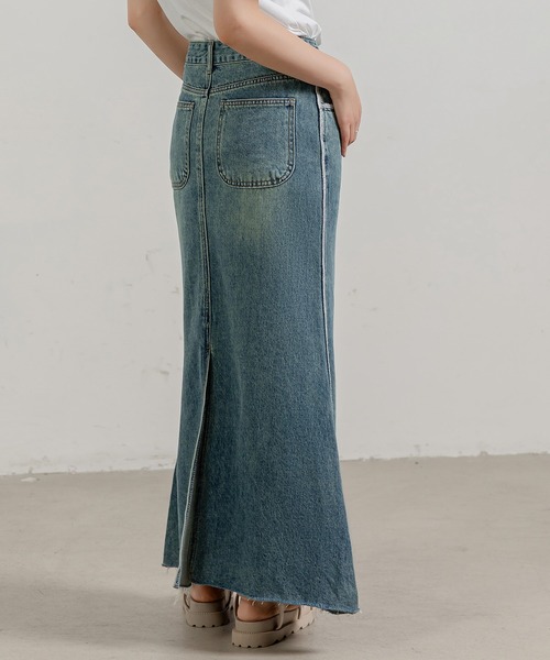 「DAY CLOSET」 デニムスカート M ブルー系その他 レディース_画像3