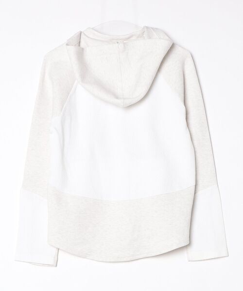 「PUMA」 ジップアップパーカー L ホワイト レディース_画像2