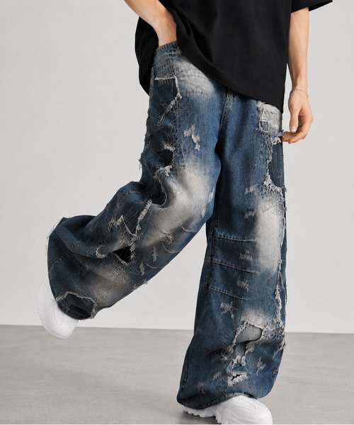 Bling Leads ワイドパンツ ジーンズ 「Bls」「ZM」「Bling Leads