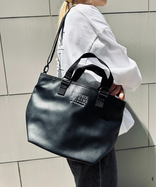 「FREDRIK PACKERS」 2WAYバッグ ONESIZE ブラック レディース_画像9