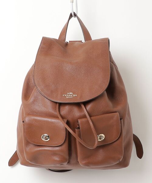 【レア物】Coach ロゴ入りトートバッグ orリュック　ブラウン COACH（コーチ） リュック - ブラウン レディース : ZOZOTOWN Yahoo!店