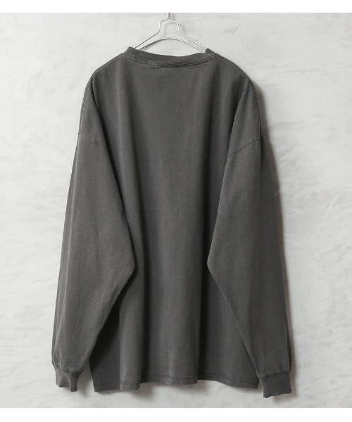 「WAIPER.inc」 長袖Tシャツ L チャコールグレー メンズ_画像2