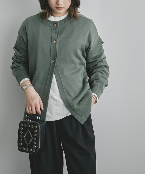 Fashion Letter ニット セーター マルチWAYバックボタンニット