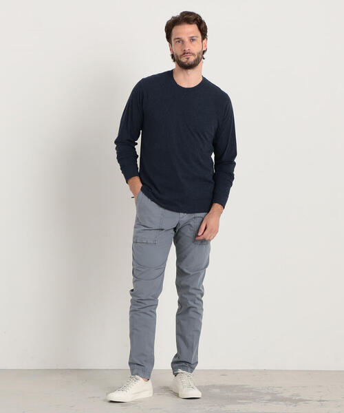 JAMES PERSE コットンストレッチ ユーティリティパンツ JAMES PERSE カーゴパンツ リネンコットンストレッチ
