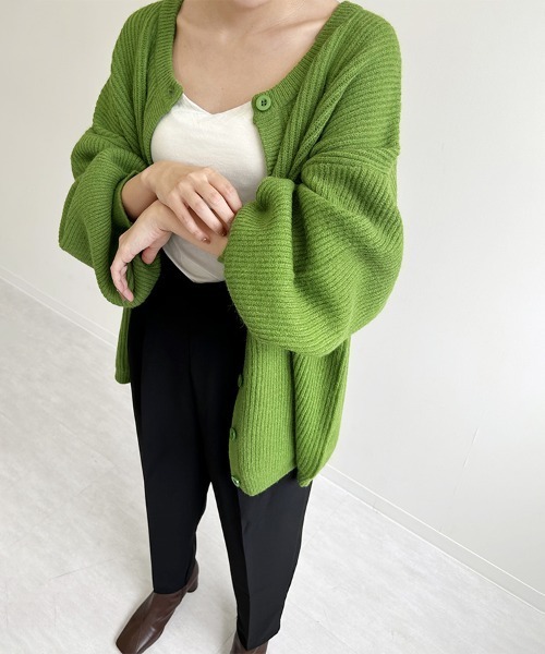 カーディガン バルーンスリーブニットボレロ レディース : ZOZOTOWN