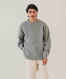 WHITE MAILS セーター ニット WASHI＆COOMA LAMBS RIB KNIT