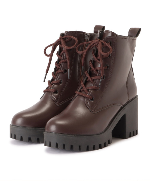 Lace Ladies（レースレディース） ブーツ チャンキーヒールレース