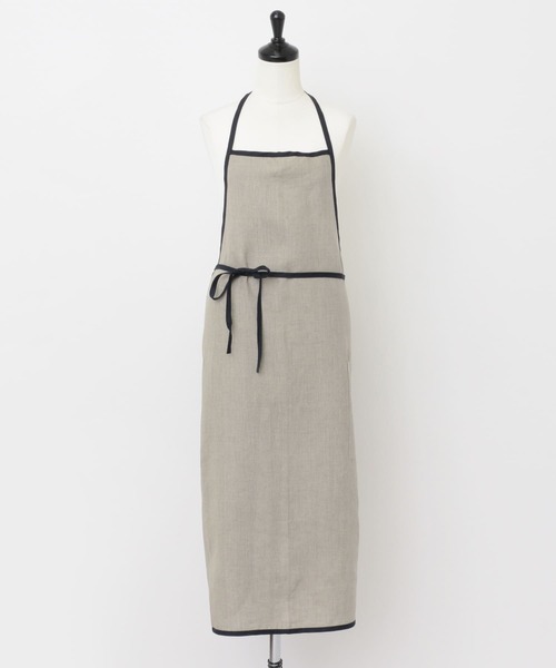 fog linen work エプロン work リネンパイピングエプロン