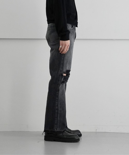 soe ジーンズ 「EXCLUSIVE」soe NEW JEANS -DAMAGED- メンズ 