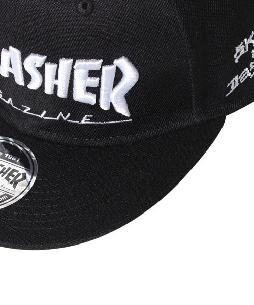 帽子 キャップ メンズ THRASHER/スラッシャー キャップ フラットバイザー マガジンロゴ THR-C03KX｜zozo｜08