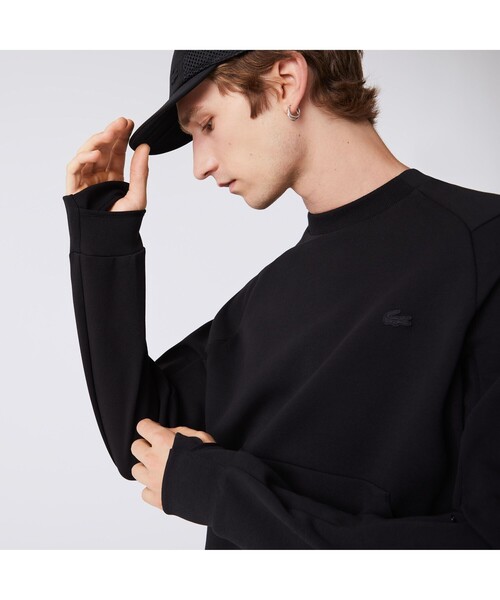 ★LACOSTE★カジュアル クルーネック スウェットシャツ 楽天市場】ラコステ プレミアムコットン クルーネック