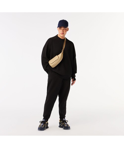 ★LACOSTE★カジュアル クルーネック スウェットシャツ LACOSTE トレーナー スウェット 「EC限定」ダブルフェイスクルー