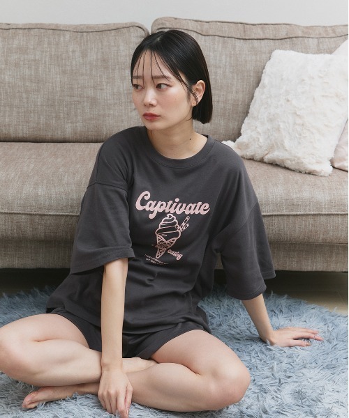 ad thie パジャマ ルームウェア ルームウエア セットアップ(SS