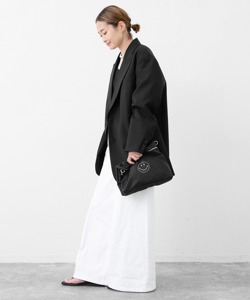 レア♫tibi フリルネイビーロングジャケット tibi ジャケット テーラードジャケット 「TIBI /ティビ