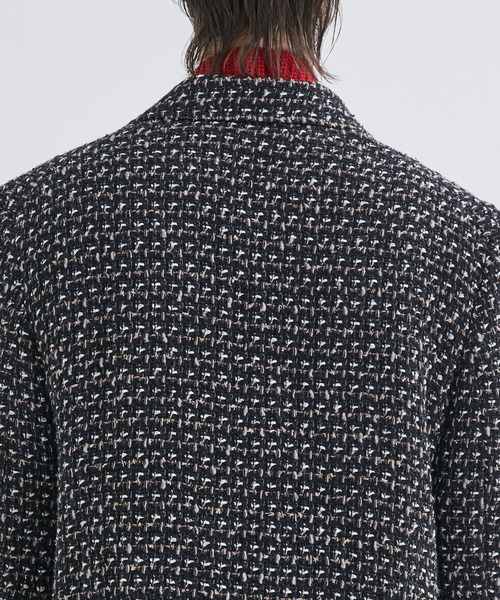 ジャケット テーラードジャケット 【sulvam/サルバム】FANCY TWEED OVER JACKET sulvam/サルバム FANCY TWEED OVER