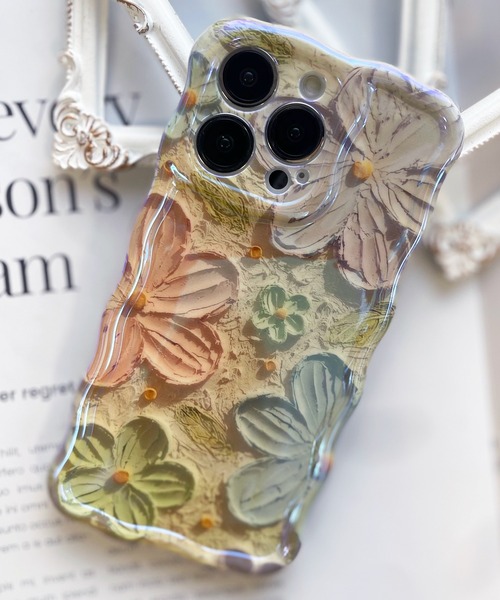 スマホアクセサリー Ric GalaxyS23ケース】 クリア QUILTING RIBBON(キルティングリボン