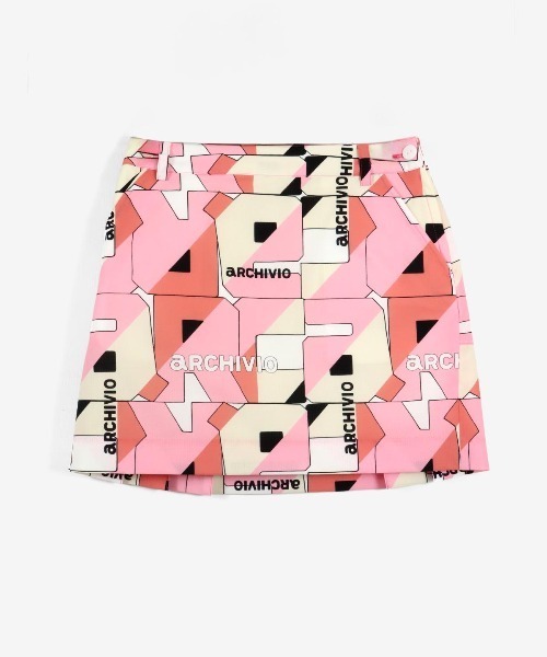 archivio スカート 「LADIES」通気撥水バック裾プリーツスカート
