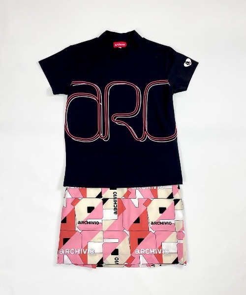 archivio スカート 「LADIES」通気撥水バック裾プリーツスカート