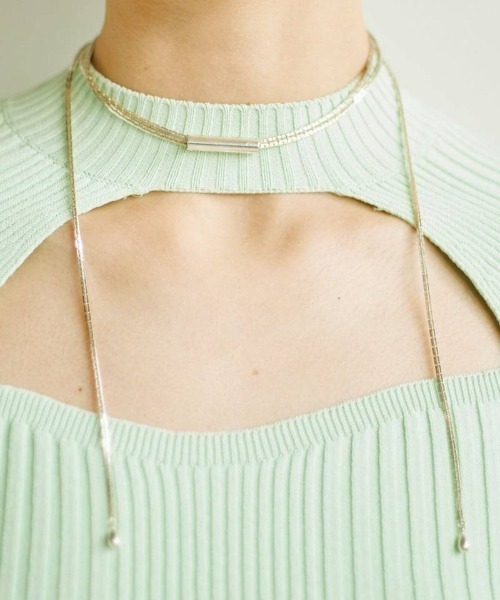 ネックレス MAISON D’ PULSE( メゾンドパルス ）long summer necklace/ネックレス