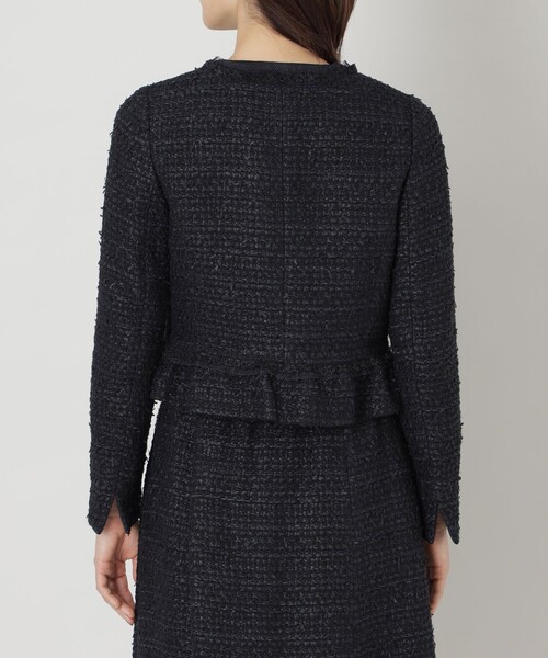 TO BE CHIC ジャケット ノーカラージャケット ファンシー