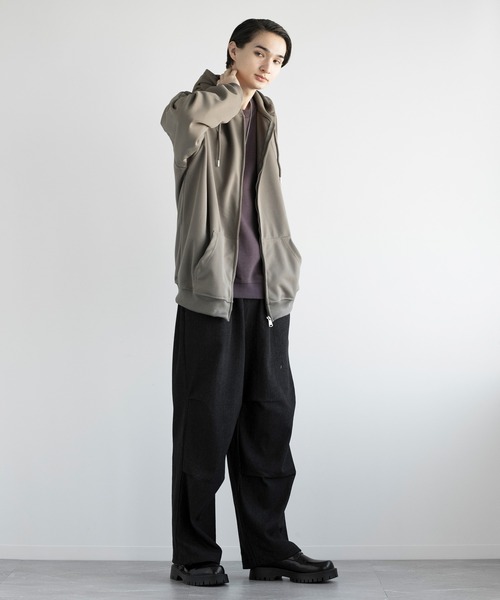 aimoha パーカー men BASIC ZIP PARKA べシックジップパーカー