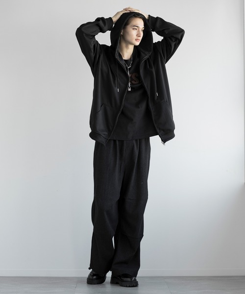 ベーシックパーカー aimoha パーカー men BASIC ZIP PARKA べシックジップパーカー