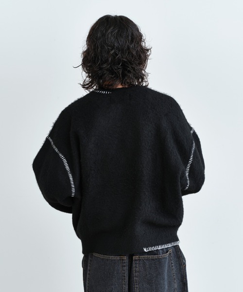 ヴィンテージライクダメージニット メンズ レディース / S Loose セーター ニット ヴィンテージ ダメージサマーニット