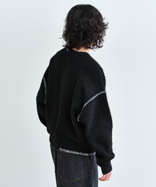 ニット メンズ Vintage-like hand stitch knit /ヴィンテージライクハンドステッチニット｜zozo｜05