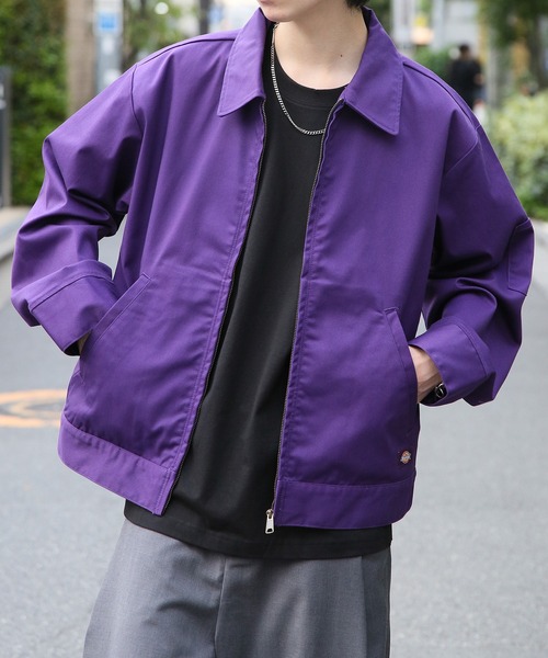 ジャケット・アウター 130 Dickies ブルゾン アウター 「Dickies」T/C/PUツイルFZIP