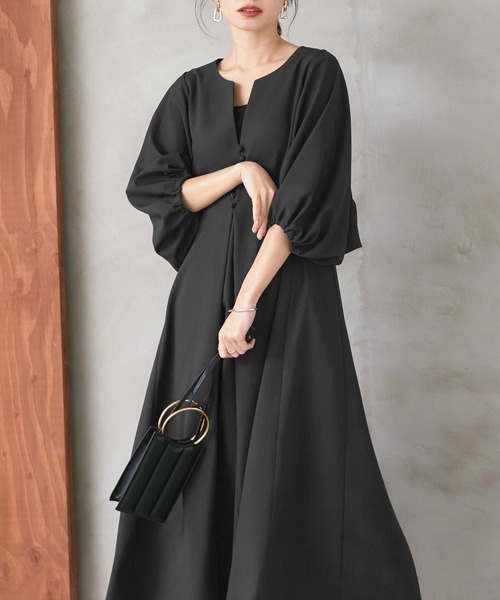 RUIRUE BOUTIQUE（ルイルエブティック） ワンピース 洗える3WAYボレロ