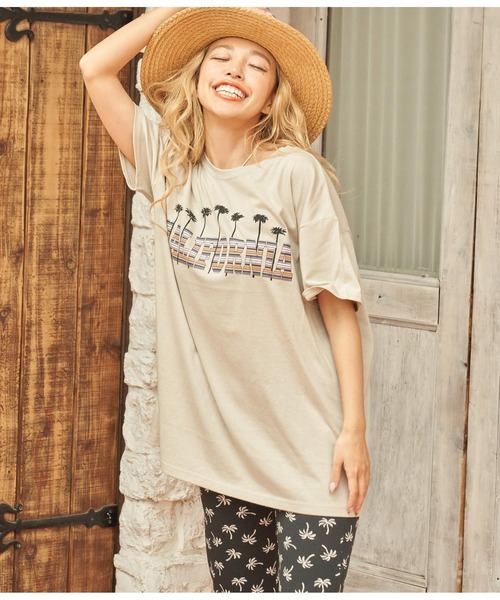 anap mimpi（アナップミンピ） tシャツ 半袖 CALIFORNIAボーダー