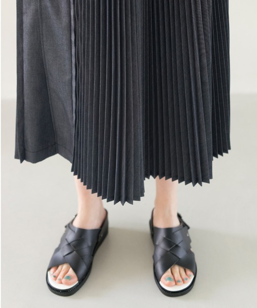 ZUCCa」 フラットサンダル L size ブラック レディース : 84488935 