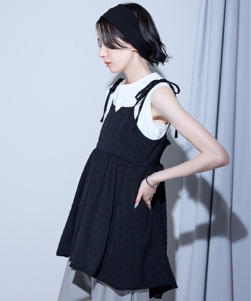leimn チュニック ドットバルーンチュニック : ZOZOTOWN Yahoo